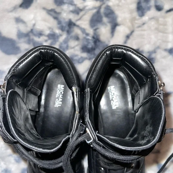 Michael Kors Quilted Rosario Combat Ankle Bootie - Picture 7 of 8